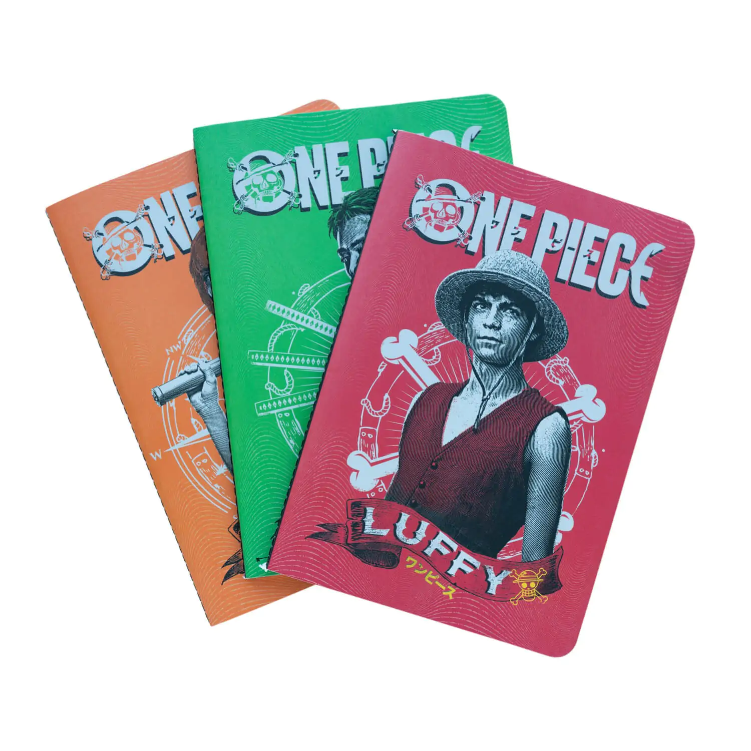 One Piece 3-er Notebook Paket Produktfoto