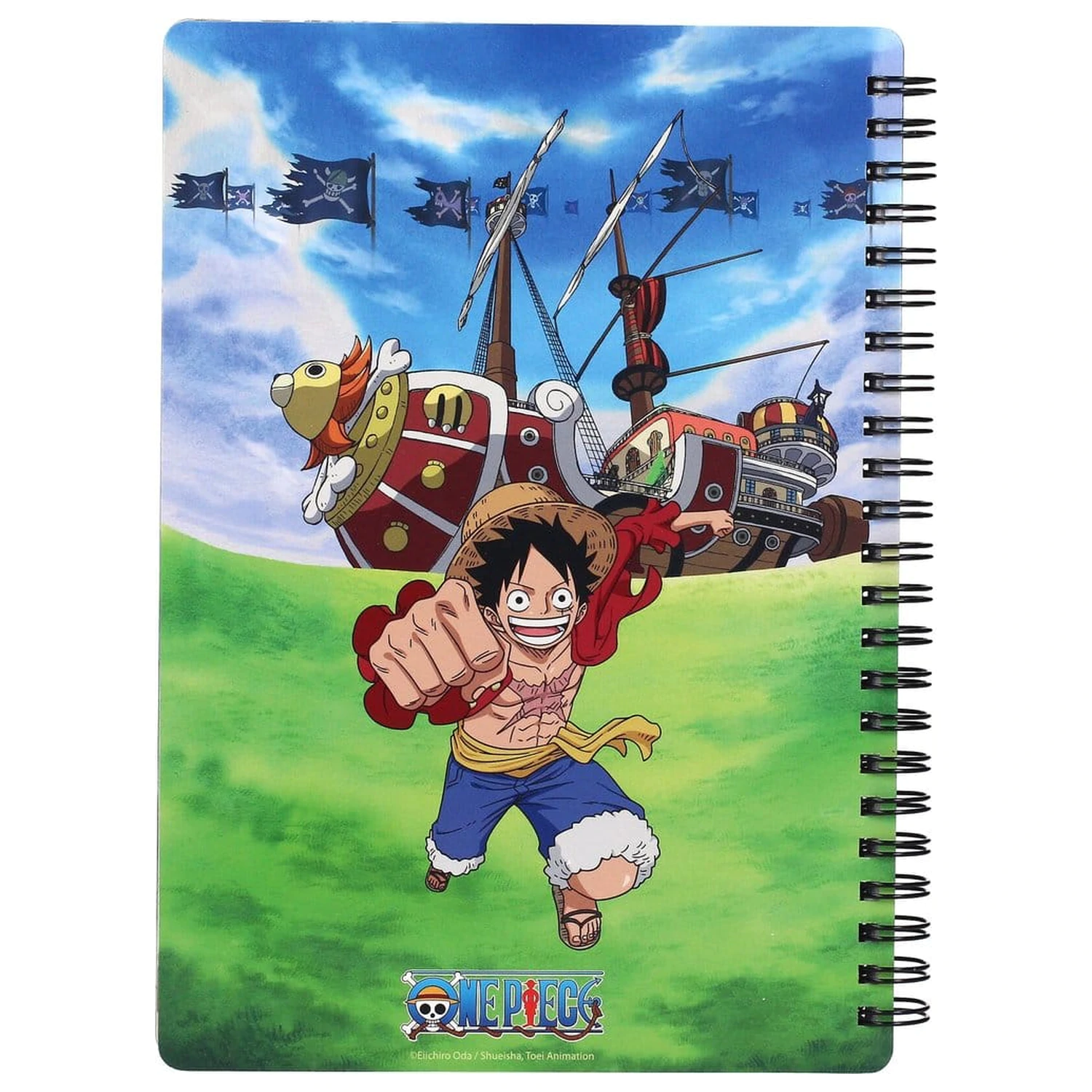 One Piece 3D Effekt A5 Notizbuch Gruppe 5 Produktfoto