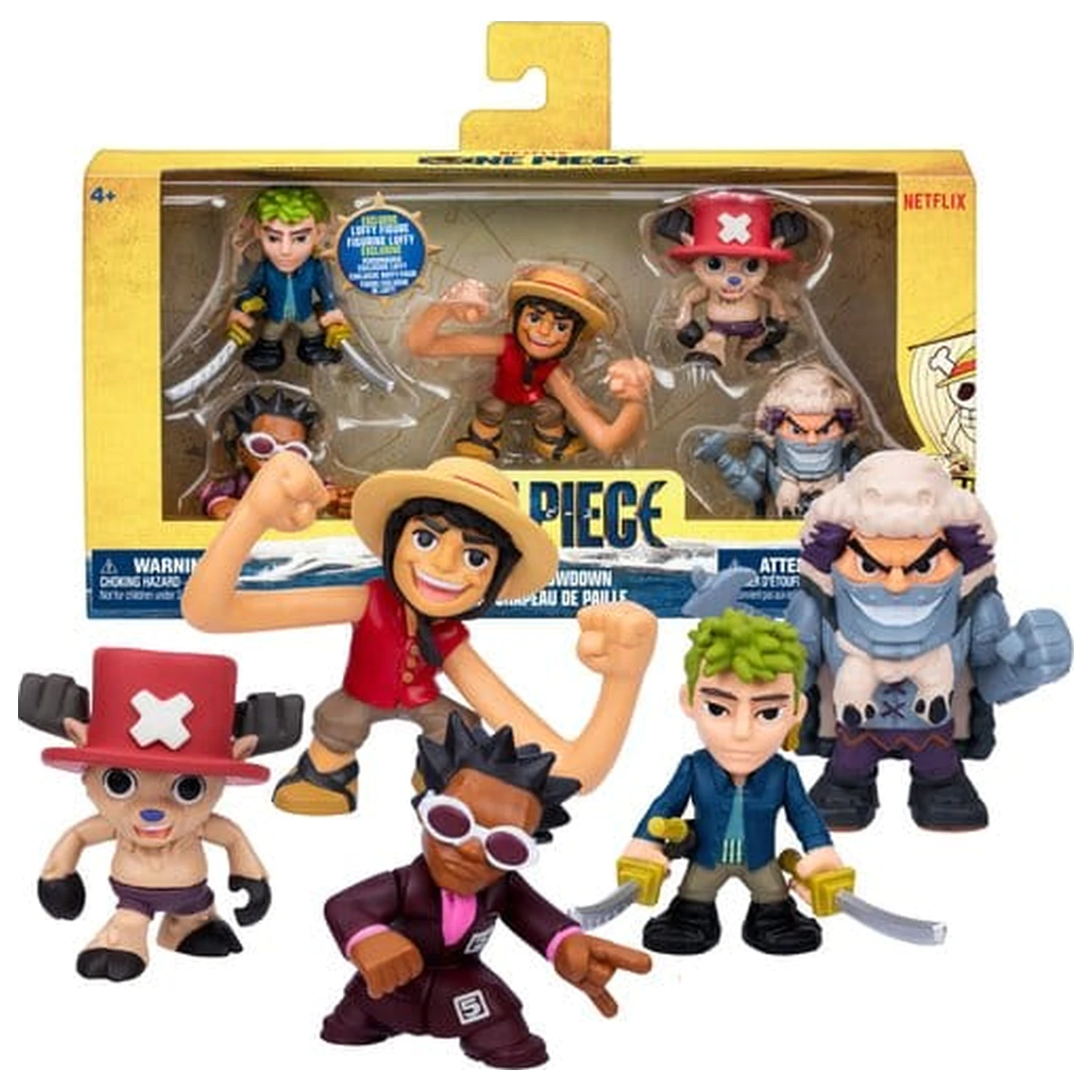 One Piece Mini Figur 5er-Pack Produktfoto