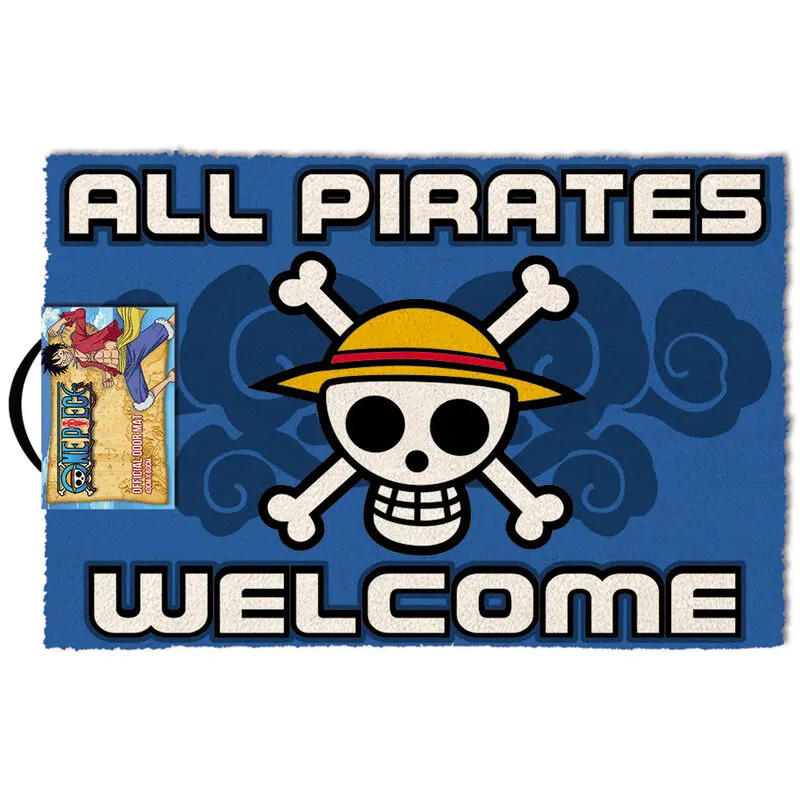 One Piece  All Pirates Welcome Fußmatte 60 x 40 cm termékfotó