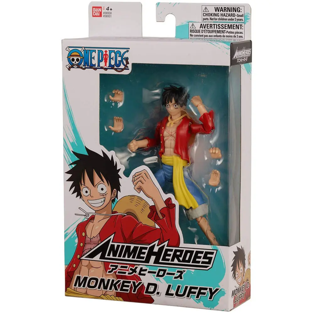 One Piece Anime Heroes Monkey D Luffy Figur 16cm Produktfoto