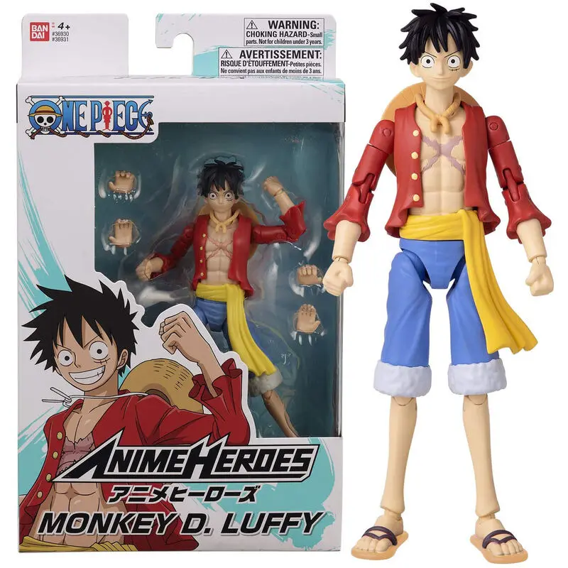 One Piece Anime Heroes Monkey D Luffy Figur 16cm Produktfoto