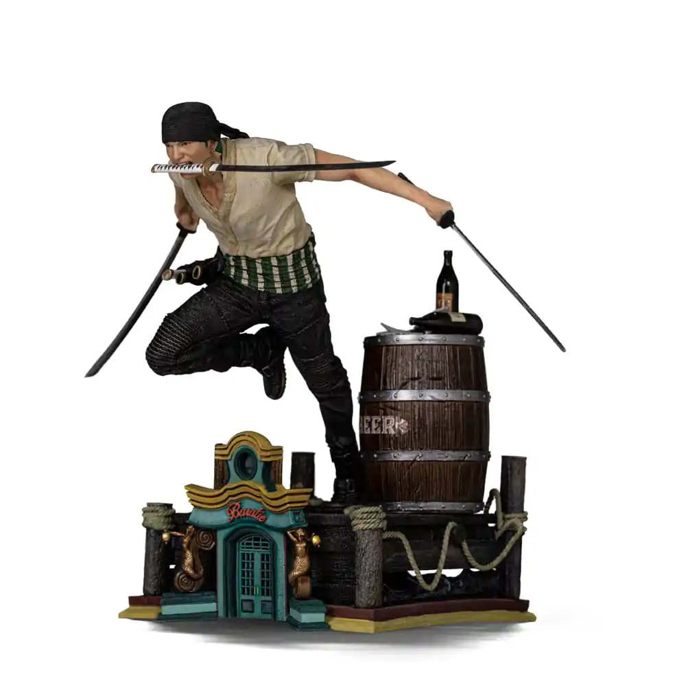 One Piece Art Scale Statue 1/10 Zoro 19 cm Produktfoto