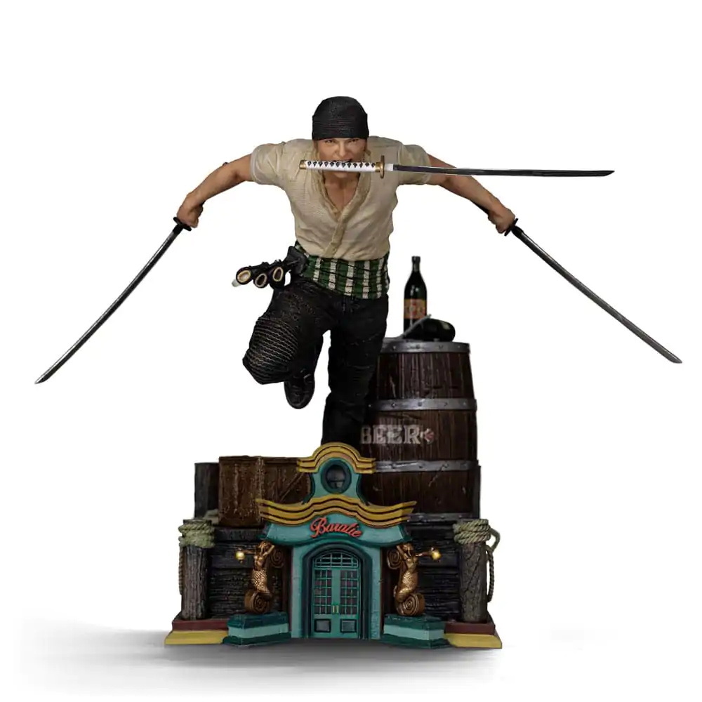 One Piece Art Scale Statue 1/10 Zoro 19 cm Produktfoto