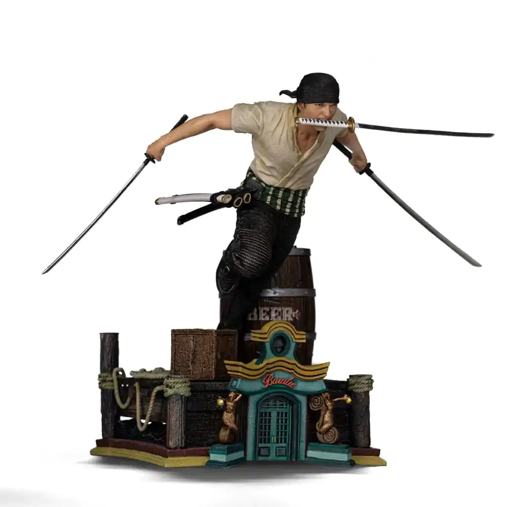 One Piece Art Scale Statue 1/10 Zoro 19 cm Produktfoto
