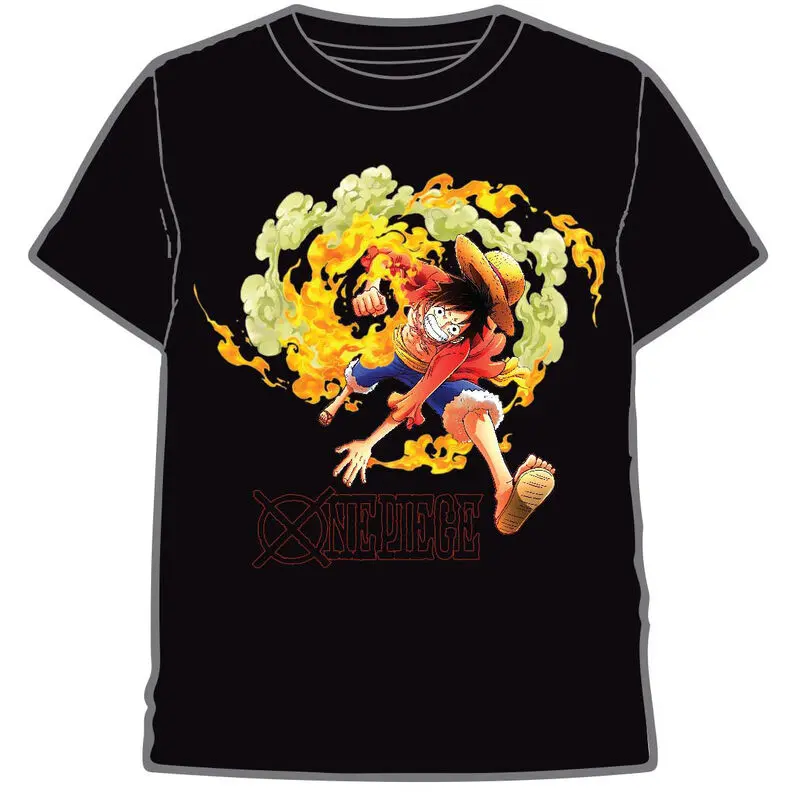 One Piece Luffy Attack T-shirt termékfotó