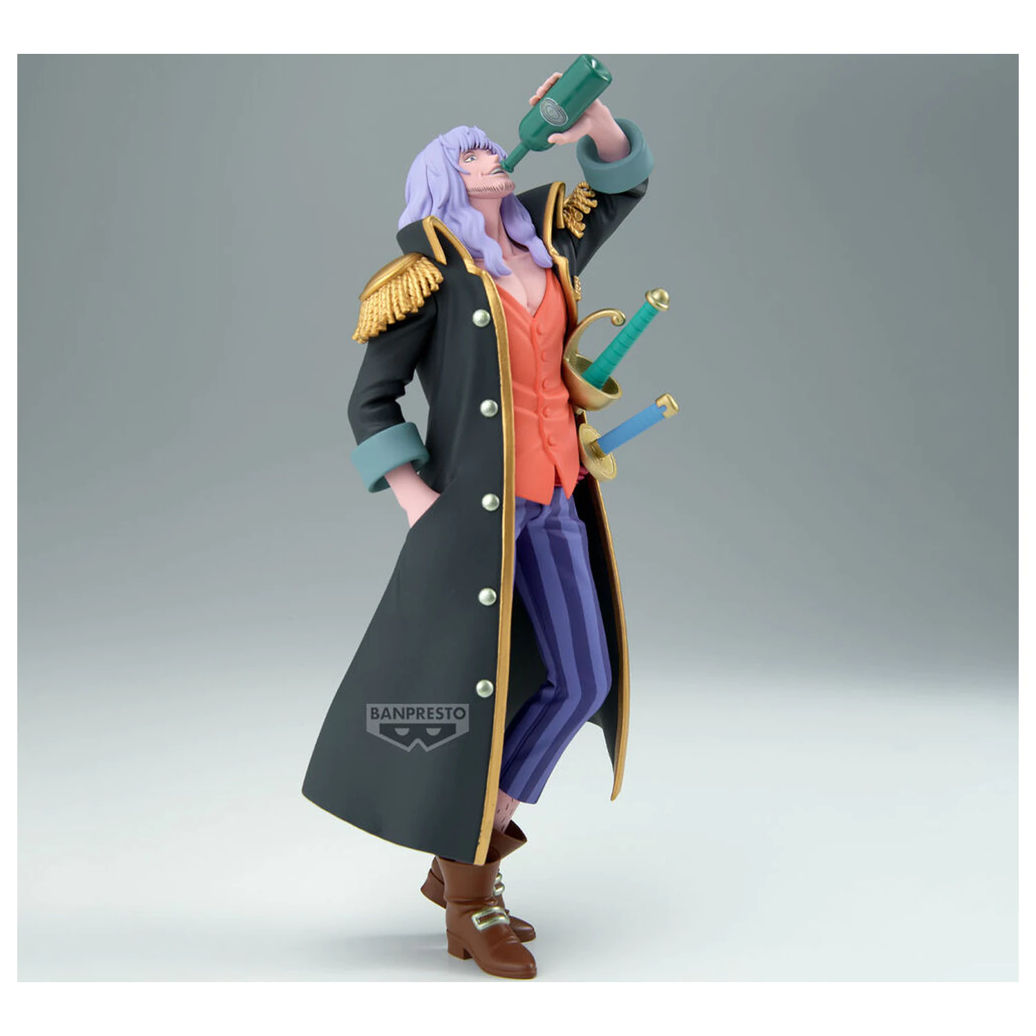 One Piece Battle Record Collection Captain John Figur 21 cm Produktfoto