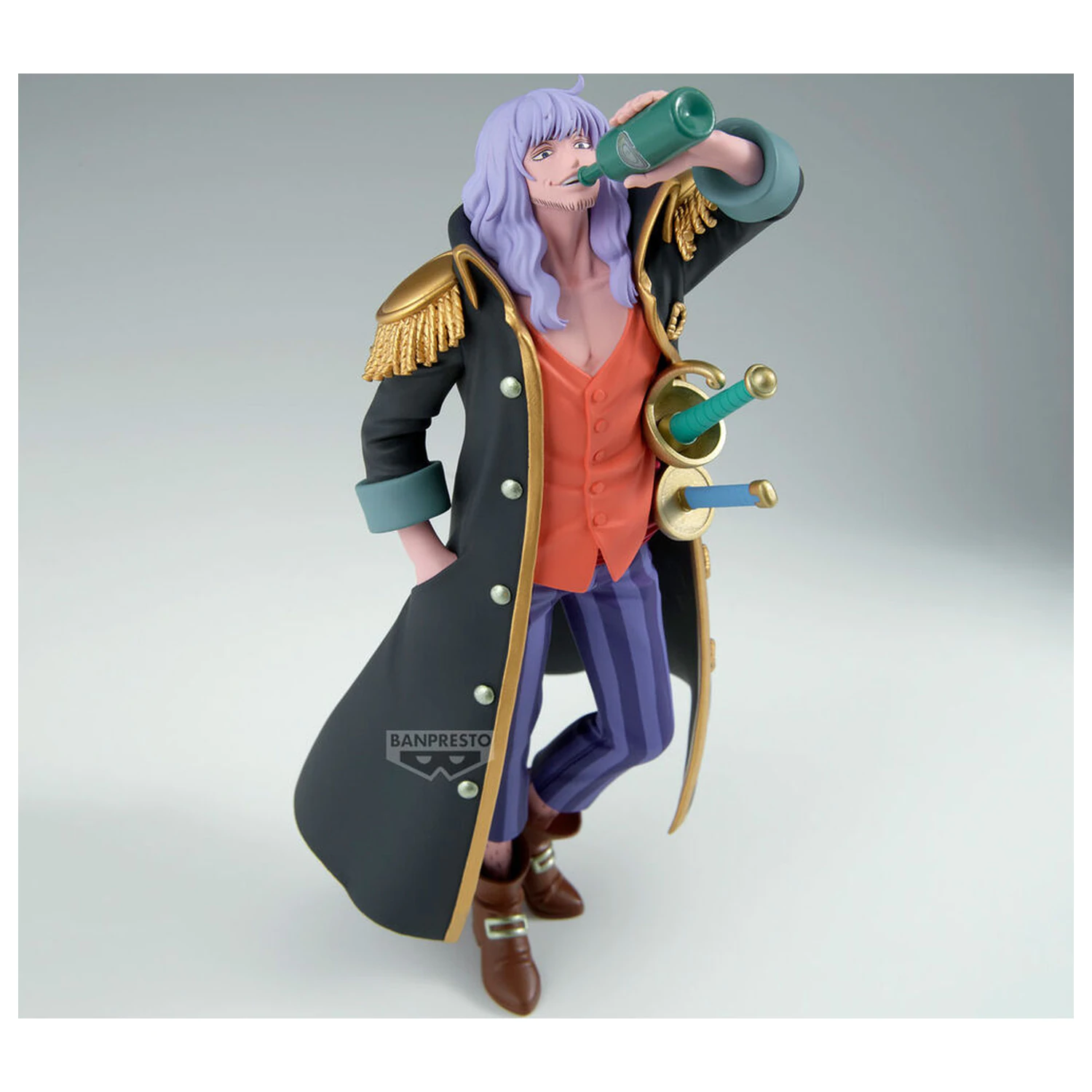 One Piece Battle Record Collection Captain John Figur 21 cm Produktfoto