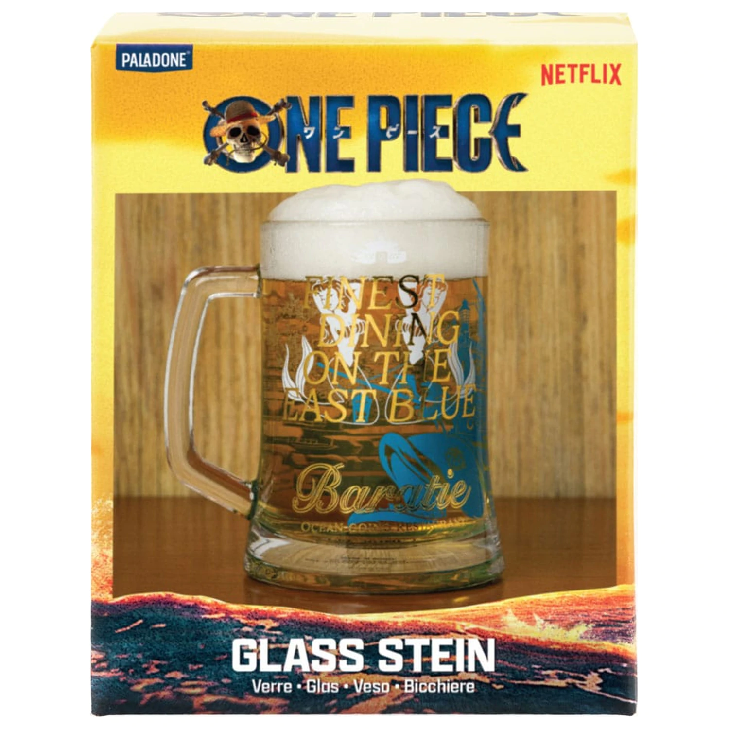 One Piece Bier Glas Produktfoto