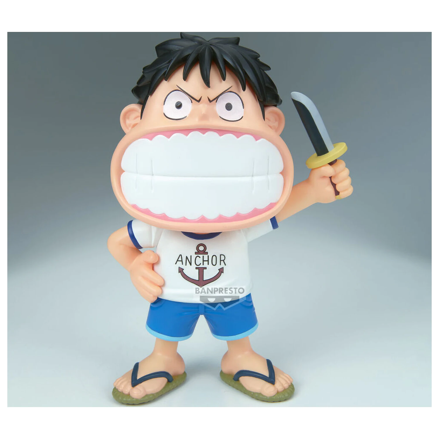 One Piece Big Sofvimates Monkey D Luffy Figur 15cm Produktfoto