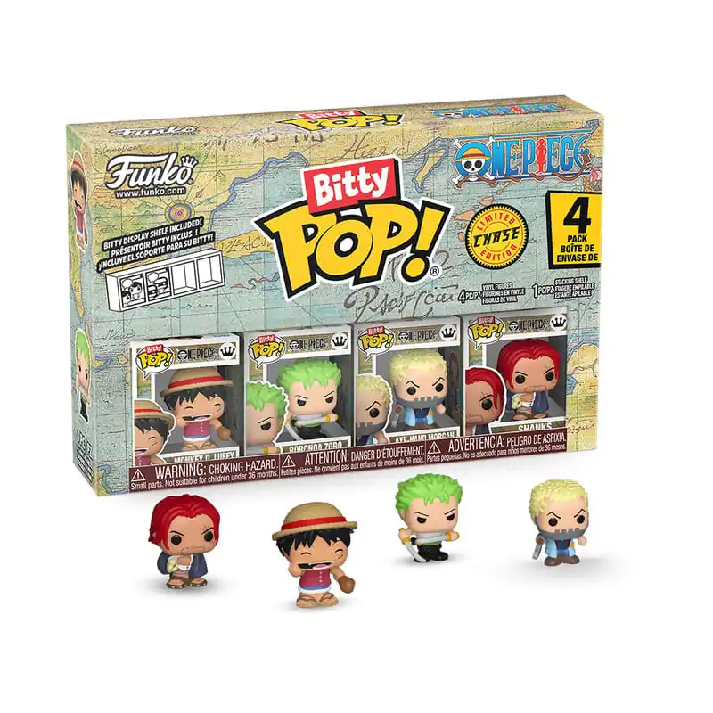 One Piece Bitty Funko POP! Vinyl Figur 4er-Pack Luffy Produktfoto