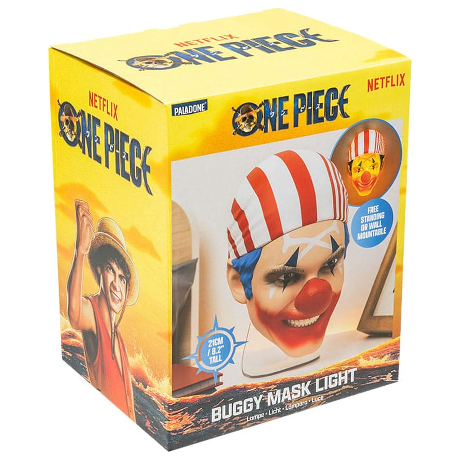 One Piece 3D LED Licht Buggy Maske Produktfoto