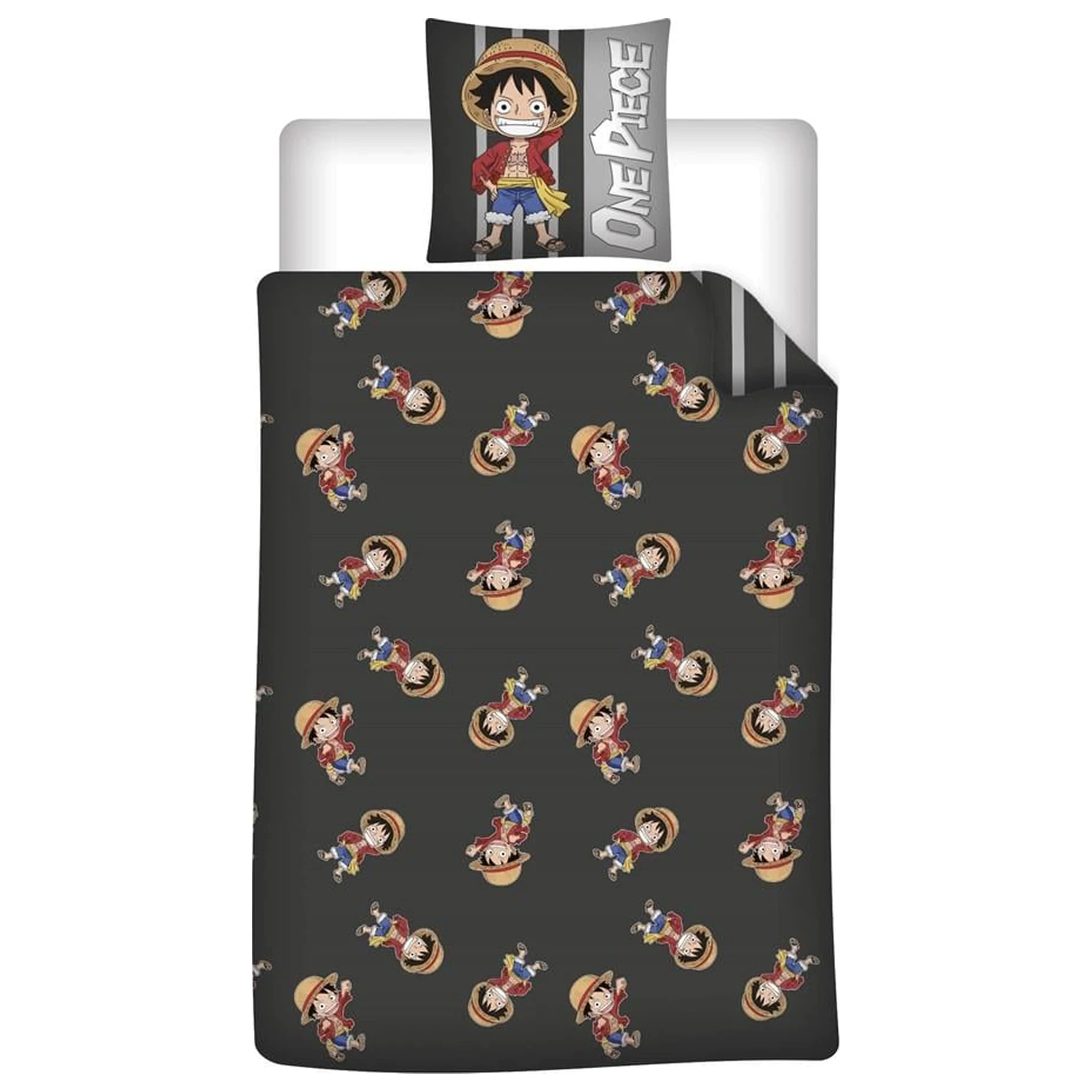 One Piece Chibi Bettbezug Produktfoto