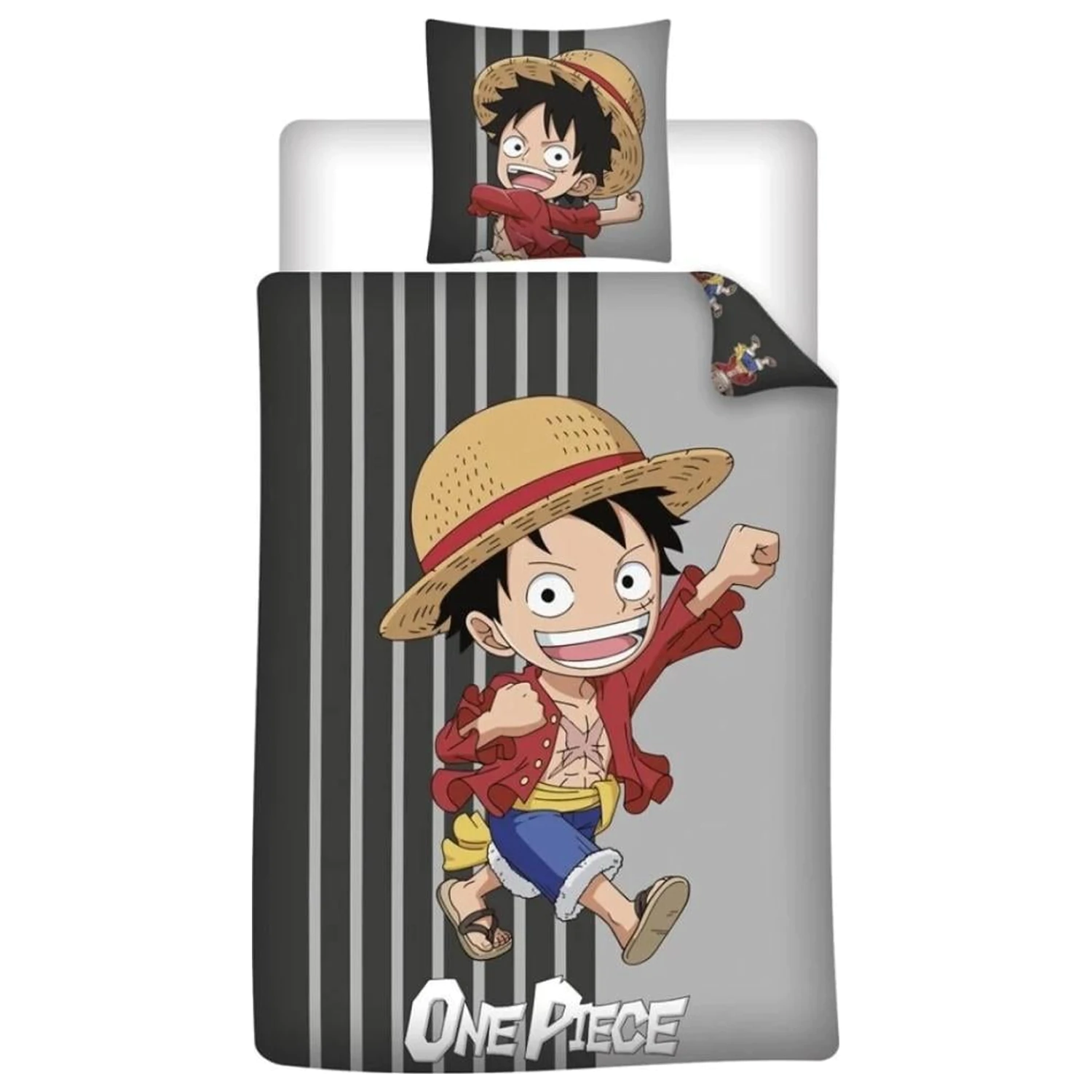 One Piece Chibi Bettbezug Produktfoto