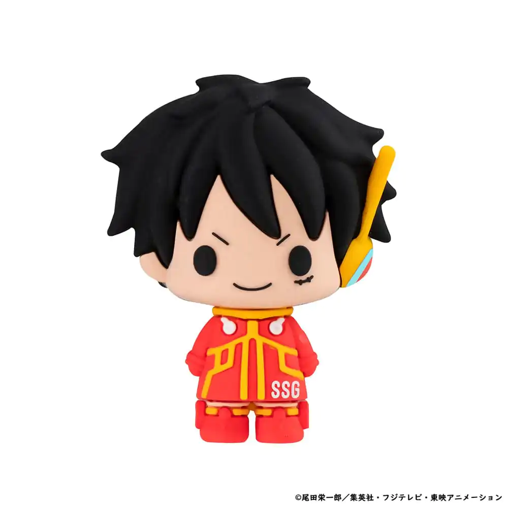 One Piece Chokorin Mascot Series Trading Figur 6er-Pack Egghead Ver. 5 cm Produktfoto
