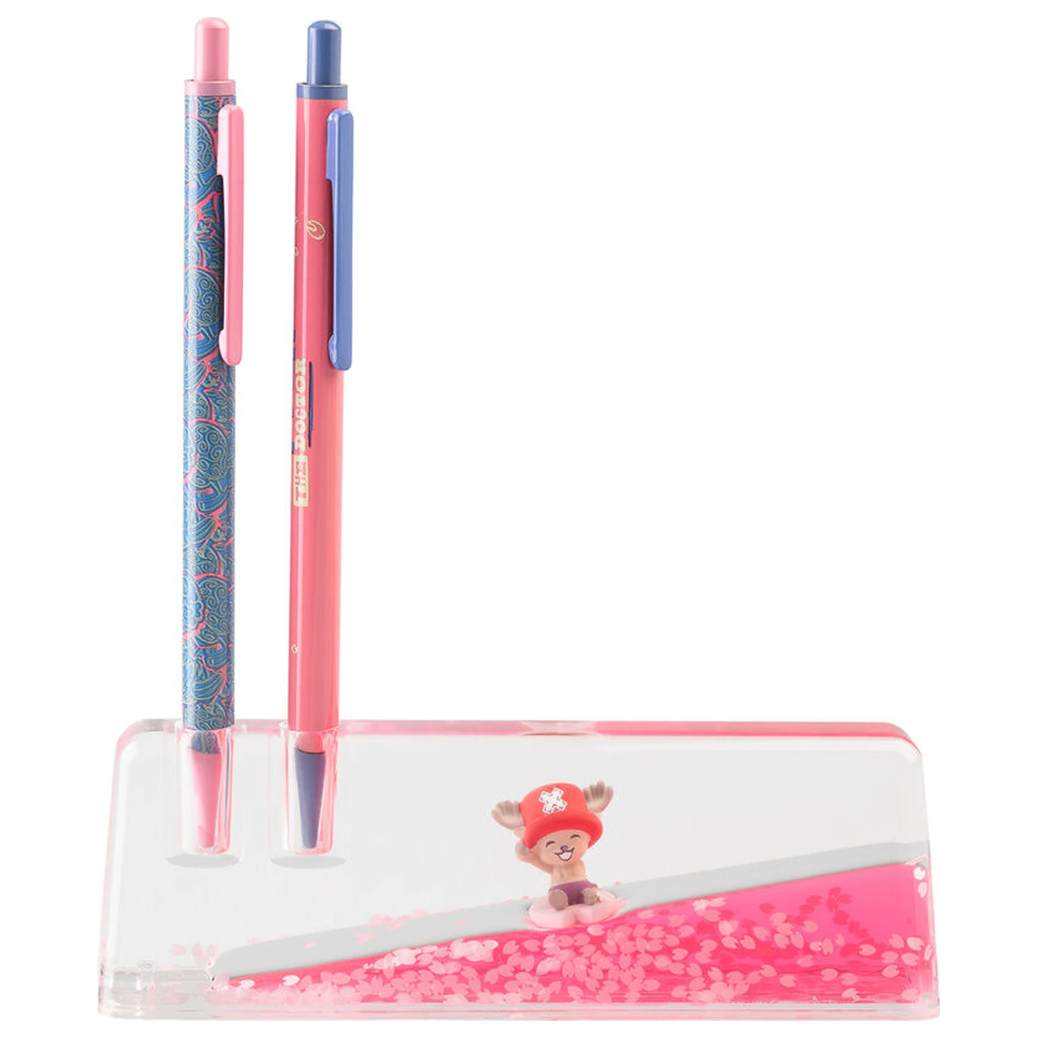 One Piece Chopper Set aus Bleistift, Kugelschreiber und Acryl-Ständer Produktfoto