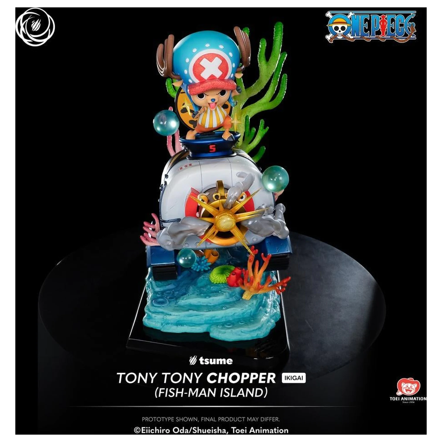 One Piece Chopper "Fish-Man Island" Statue Ikigai 1/6 Von Tsume 34 Zentimeter Produktfoto