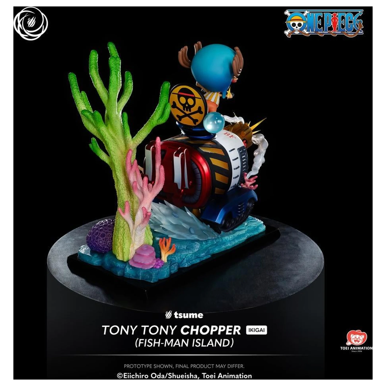One Piece Chopper "Fish-Man Island" Statue Ikigai 1/6 Von Tsume 34 Zentimeter Produktfoto