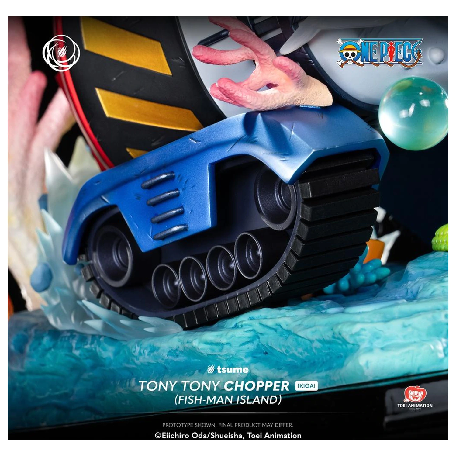 One Piece Chopper "Fish-Man Island" Statue Ikigai 1/6 Von Tsume 34 Zentimeter Produktfoto