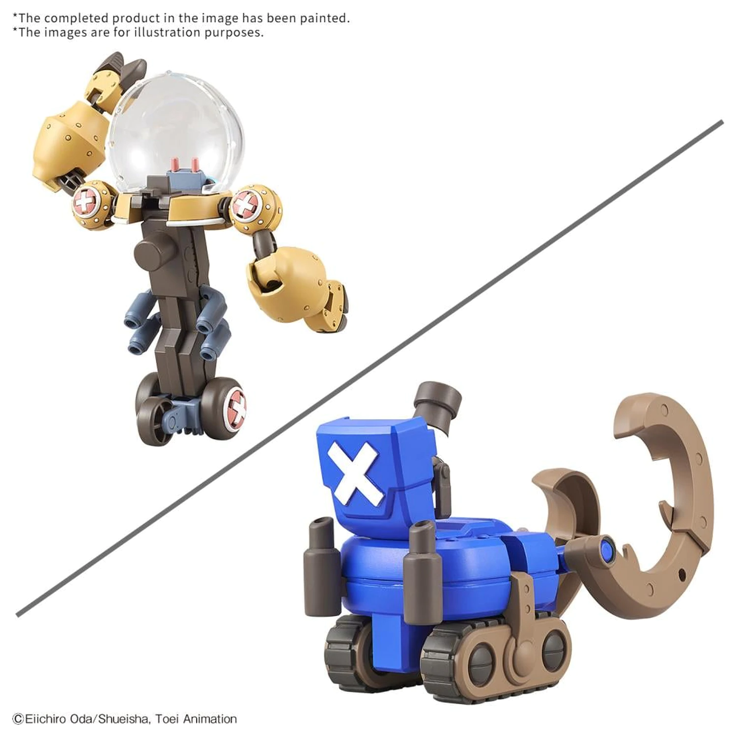 One Piece: Chopper Robo Super 2&3 Heavy Armor & Horn Dozer - Modellbausatz Produktfoto