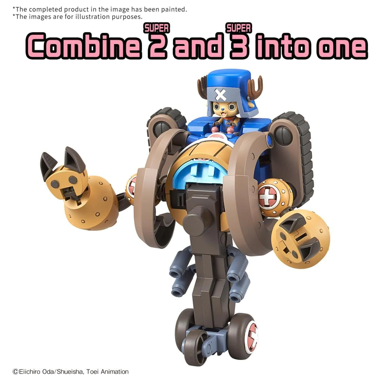 One Piece: Chopper Robo Super 2&3 Heavy Armor & Horn Dozer - Modellbausatz Produktfoto