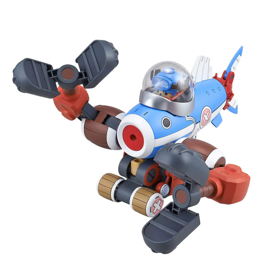 One Piece Chopper Robot 3&amp;5 Chopper Submarine &amp; Chopper Crane Figur Produktfoto