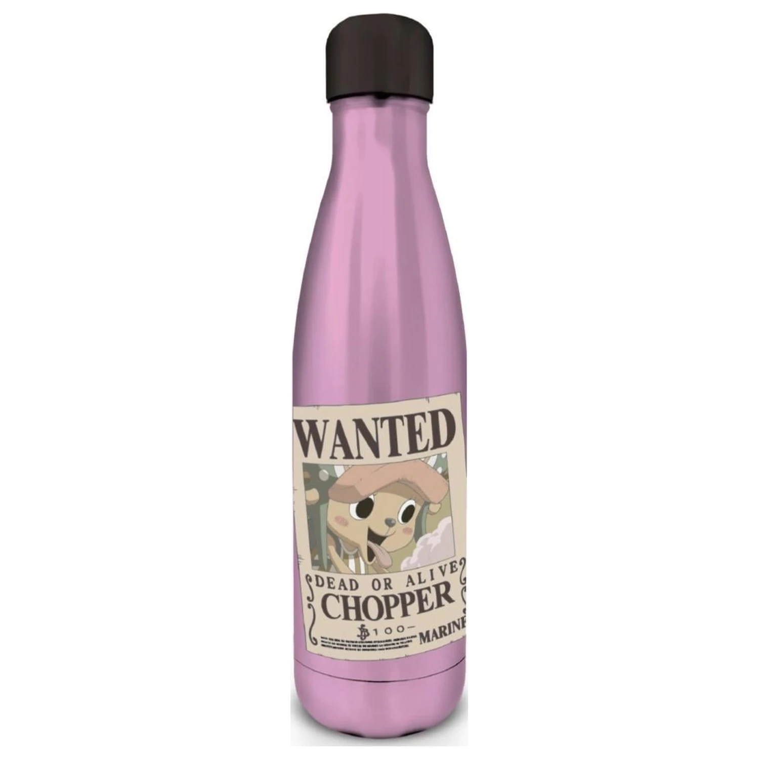 ONE PIECE Chopper Wanted Metallflasche 560 ml Produktfoto