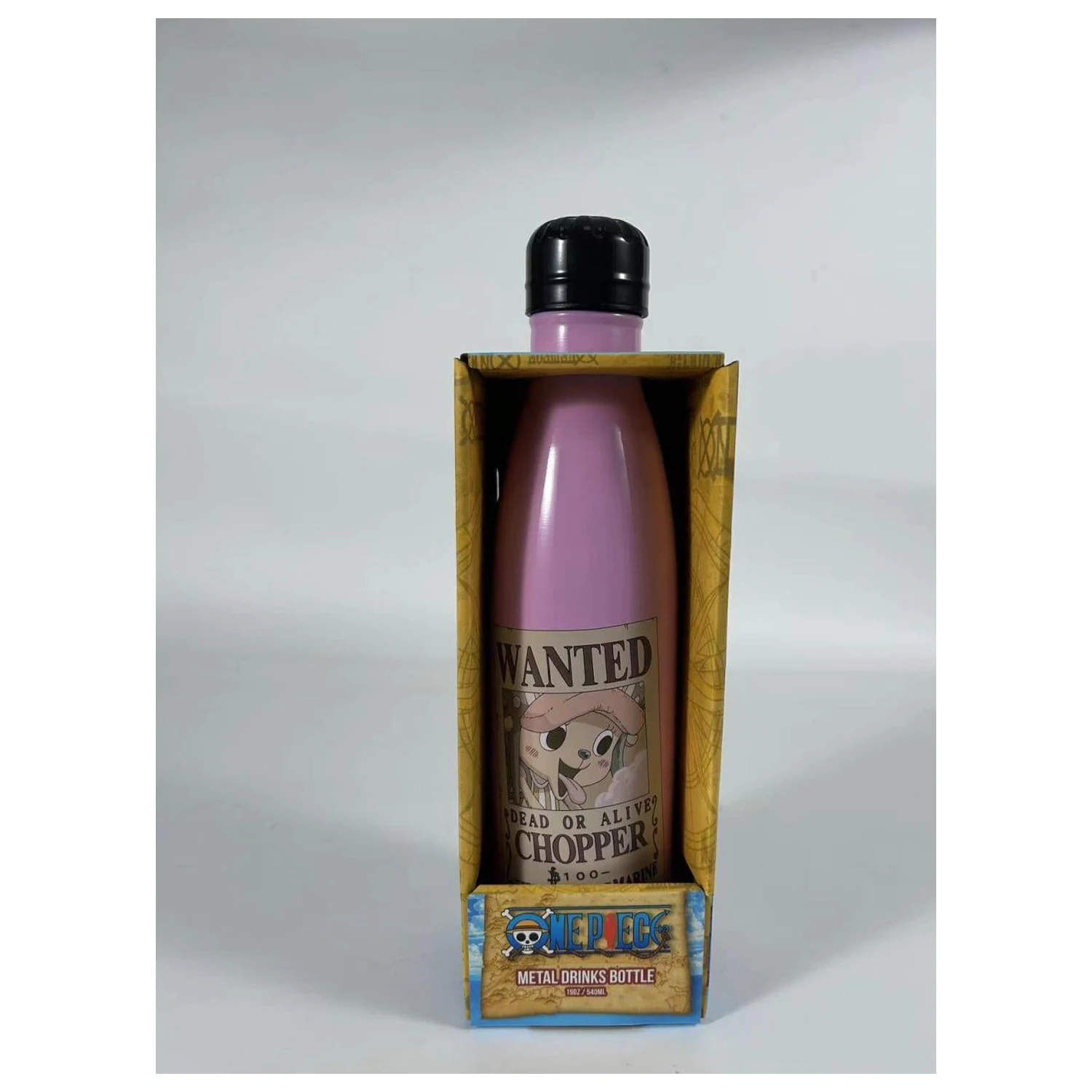 ONE PIECE Chopper Wanted Metallflasche 560 ml Produktfoto