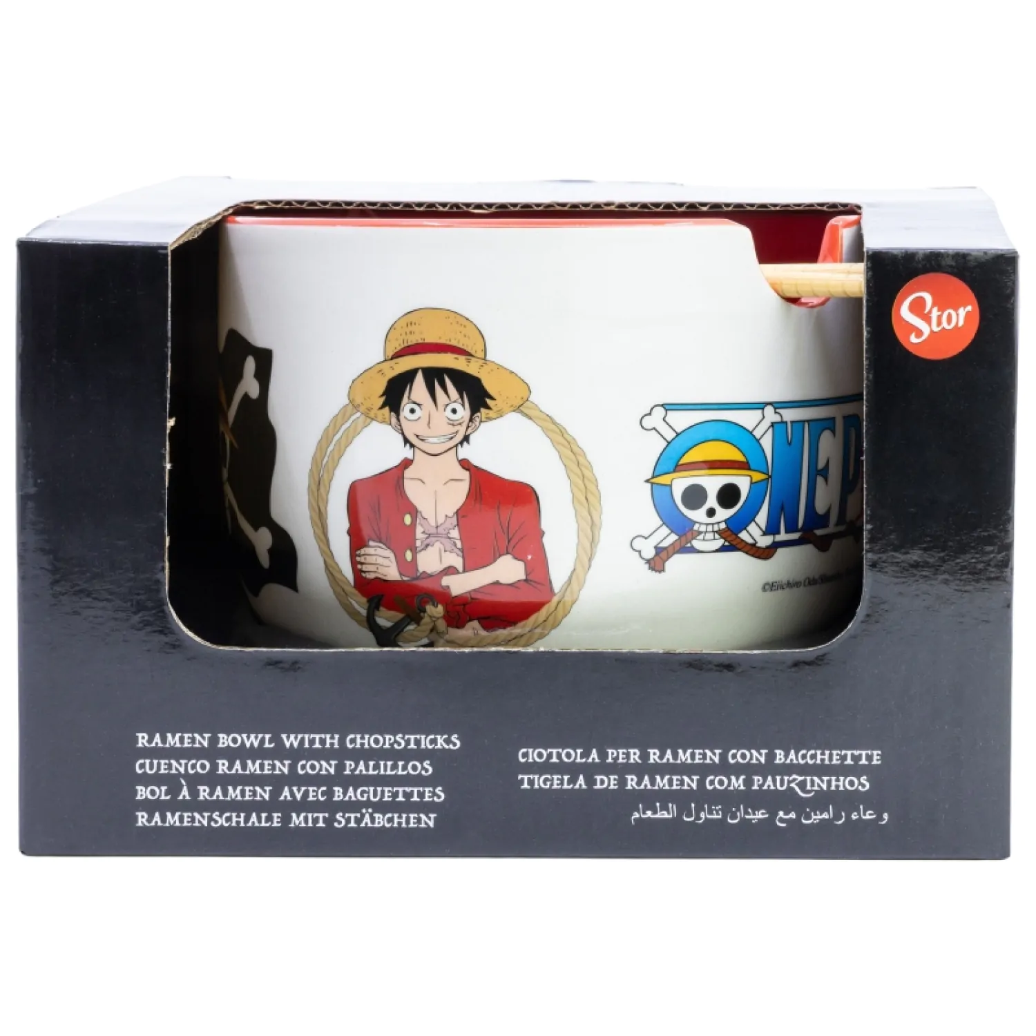 One Piece Ramen-Schüssel mit Stäbchen Classic Produktfoto