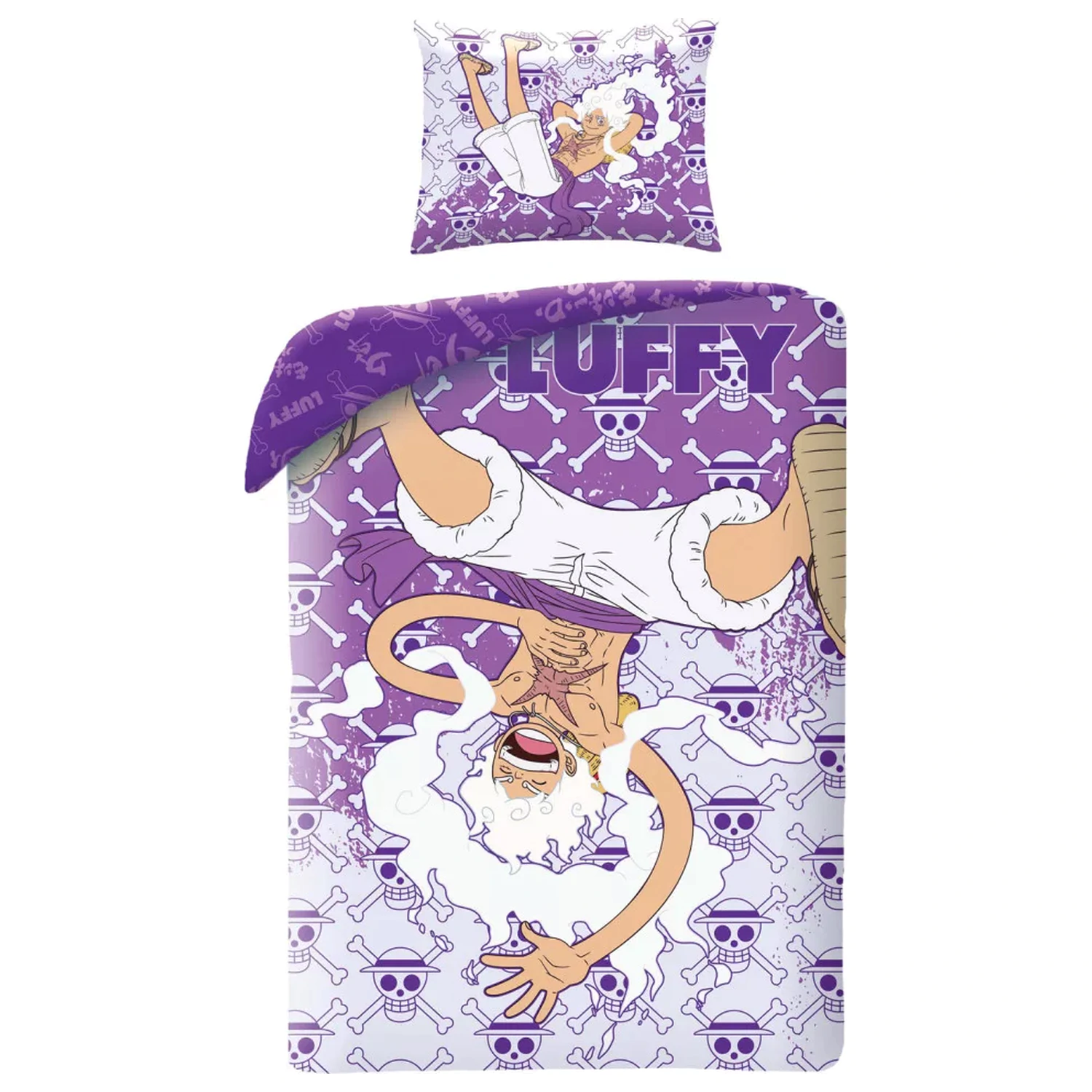 One Piece Cloud Power Bettbezug Produktfoto