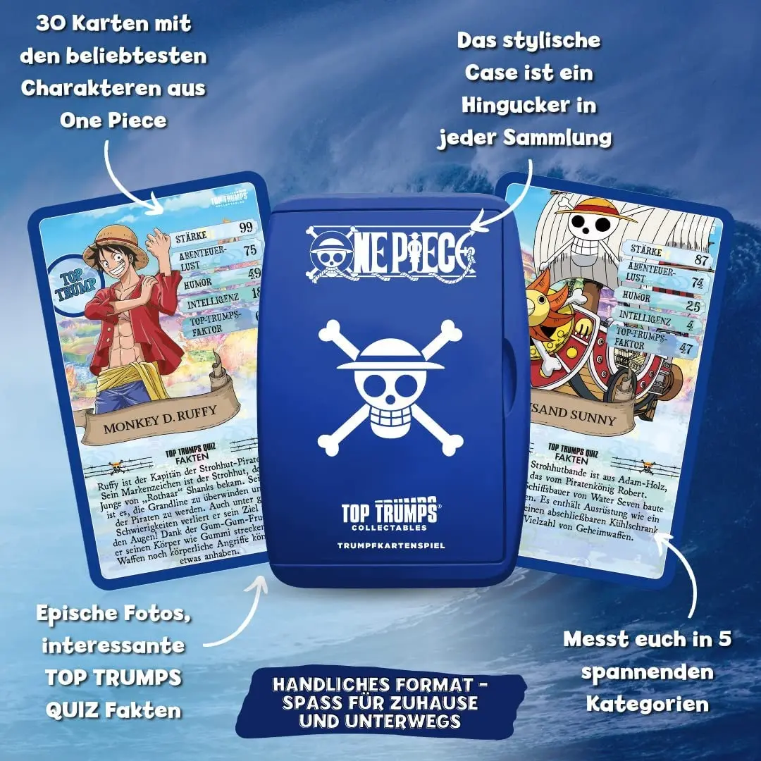 One Piece Collectables Kartenspiel Top Trumps Quiz Collection *Deutsche Version* termékfotó