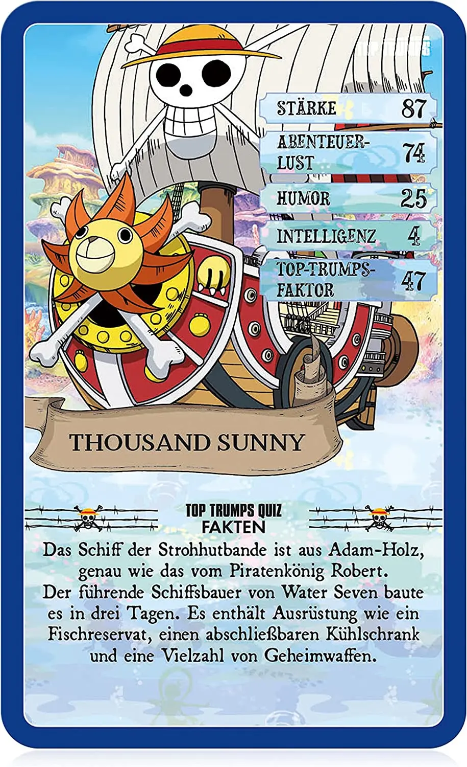 One Piece Collectables Kartenspiel Top Trumps Quiz Collection *Deutsche Version* termékfotó