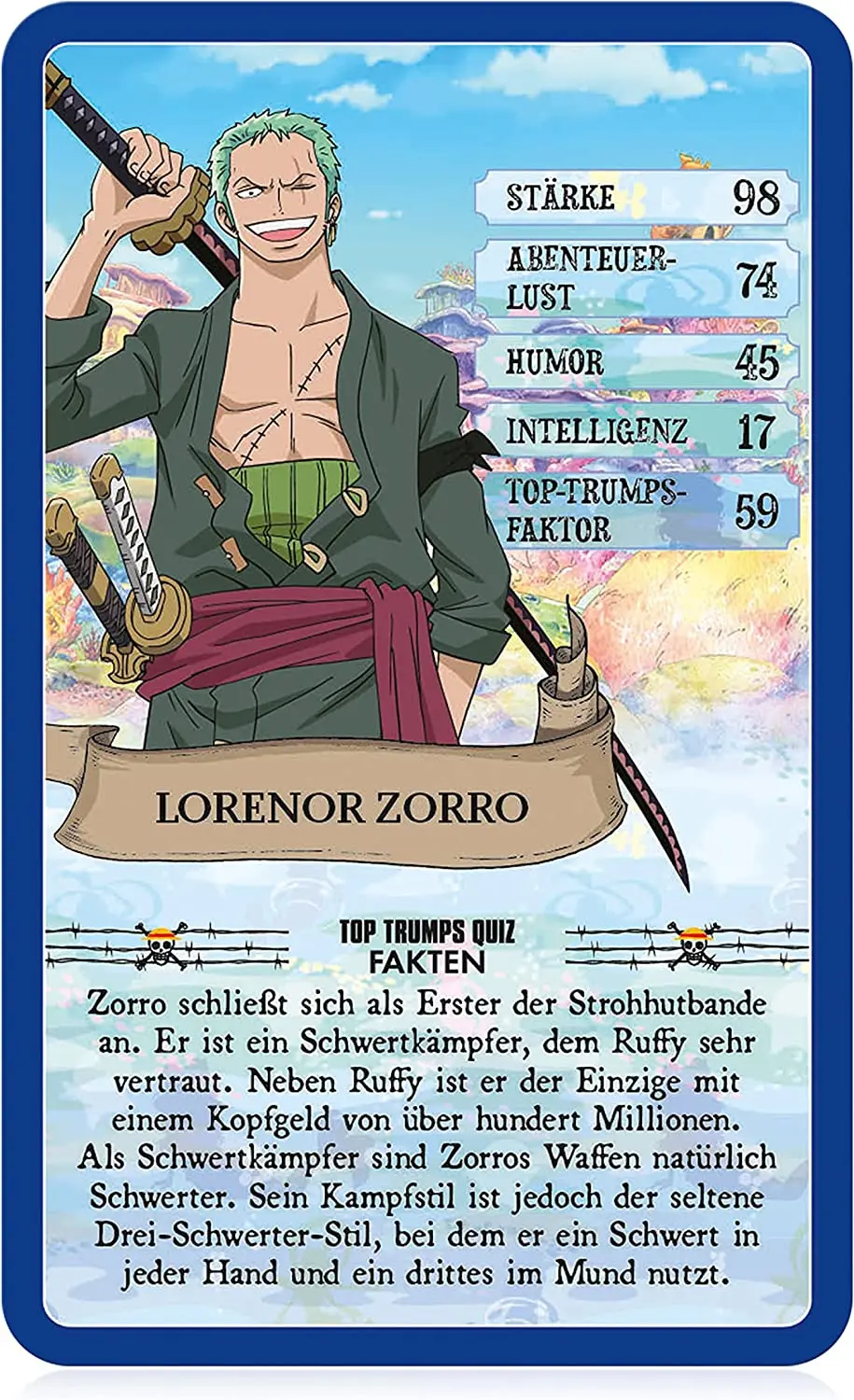 One Piece Collectables Kartenspiel Top Trumps Quiz Collection *Deutsche Version* termékfotó