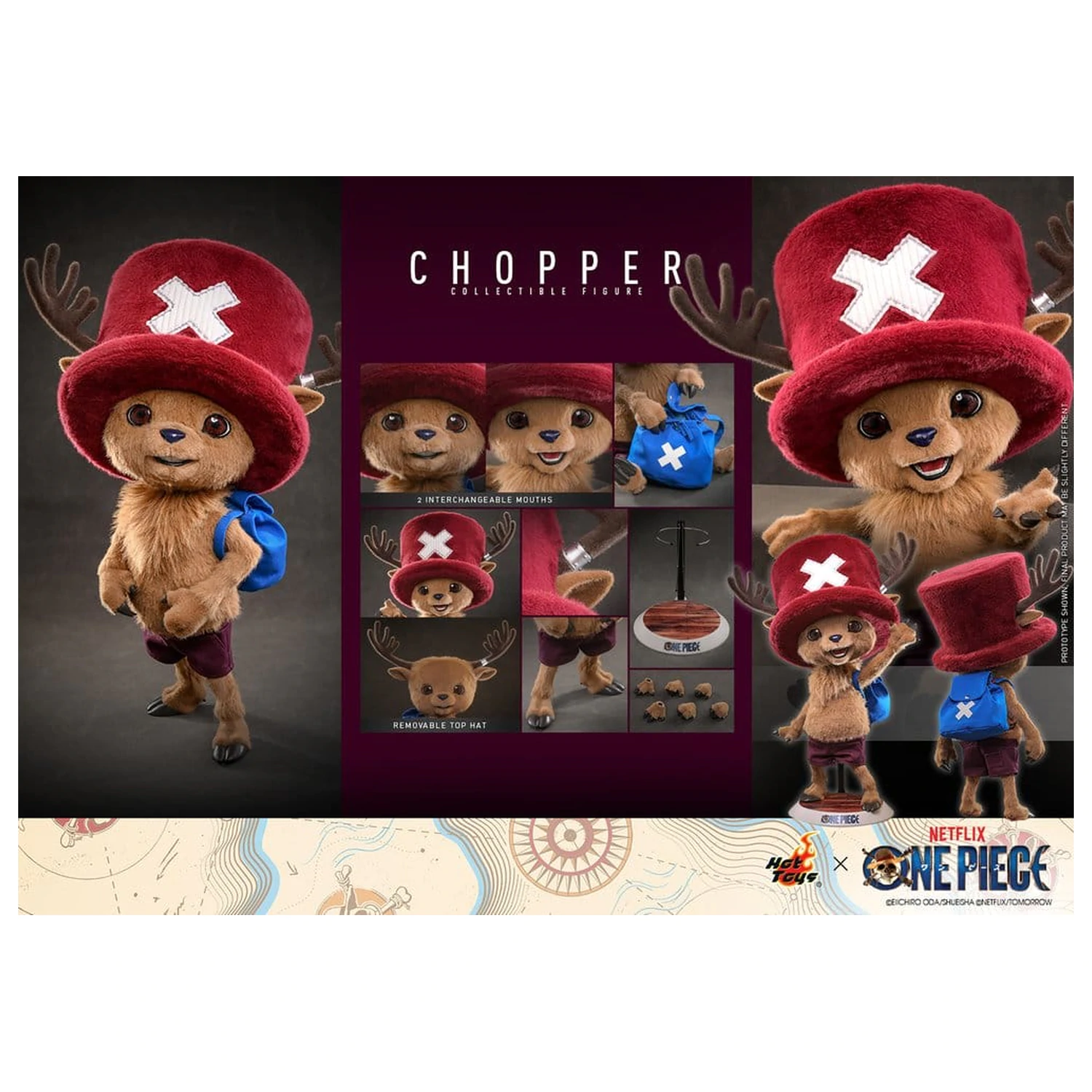 One Piece Sammlerfigur Actionfigur Chopper 49 cm Produktfoto