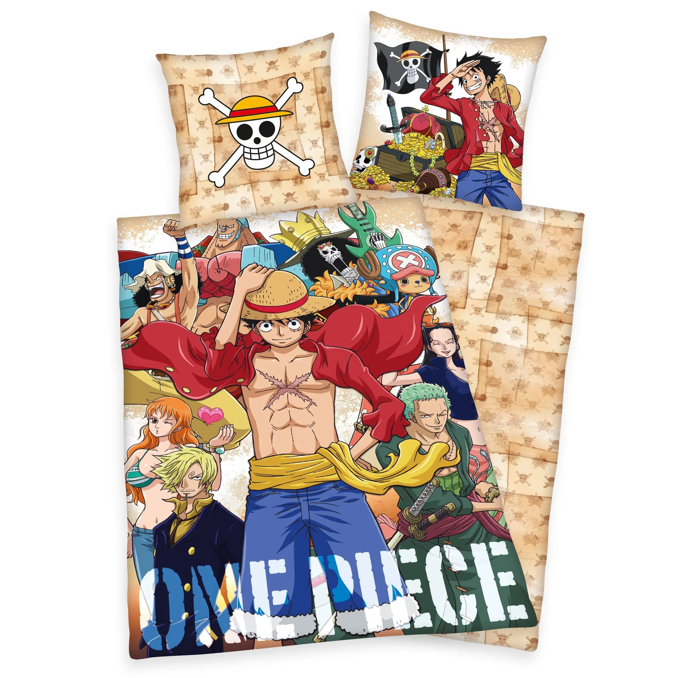 One Piece Bettwäsche Crew 135 x 200 cm / 80 x 80 cm termékfotó