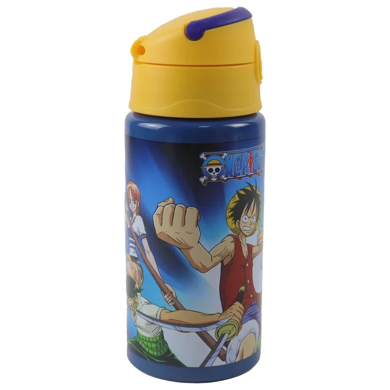 One Piece Crew Aluminium Trinkflasche mit Haken 500 ml Produktfoto