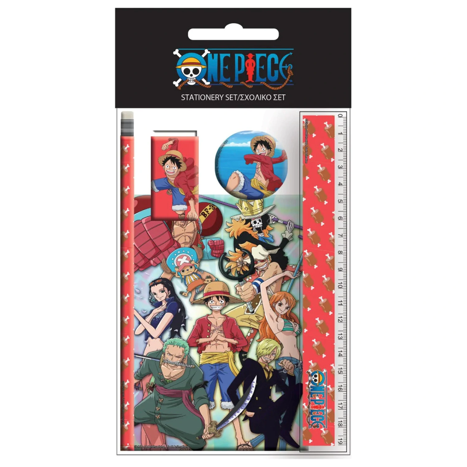 One Piece Crew Schreibwaren Set 5 Teile Produktfoto