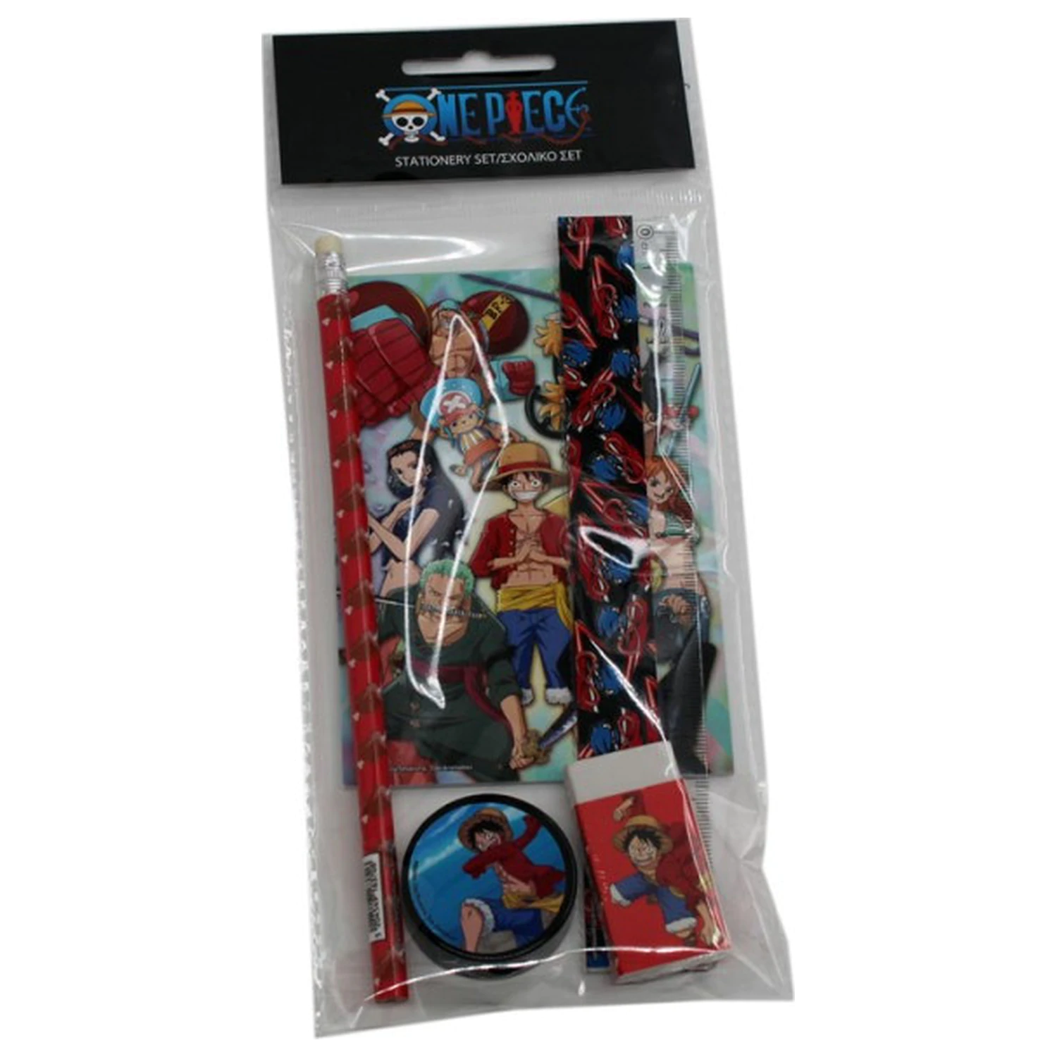 One Piece Crew Schreibwaren Set 5 Teile Produktfoto
