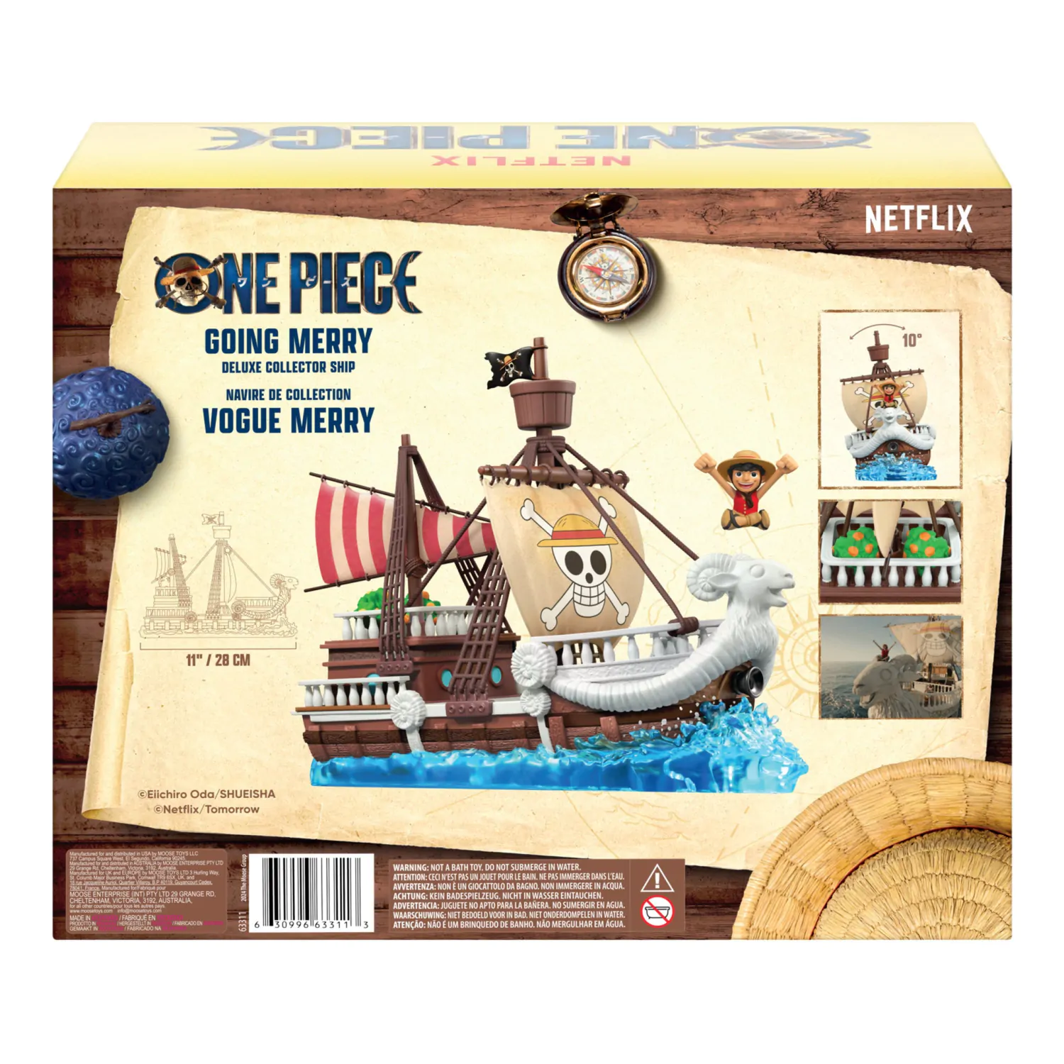 One Piece Deluxe Modellbausatz Sammlerschiff Going Merry Produktfoto