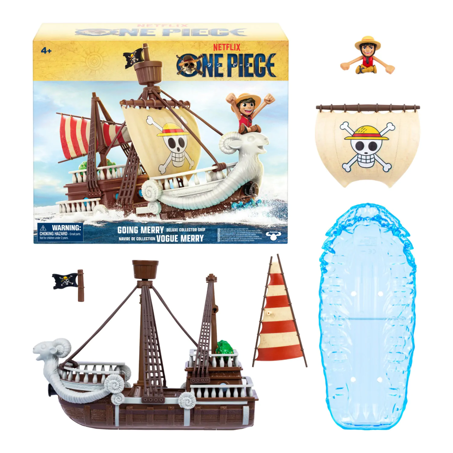 One Piece Deluxe Modellbausatz Sammlerschiff Going Merry Produktfoto
