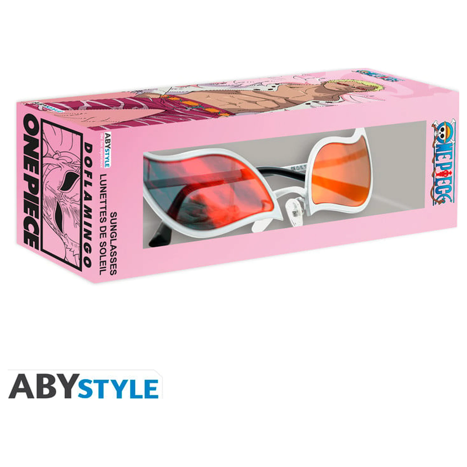 One Piece Doflamingo Sunglasses Replika Produktfoto