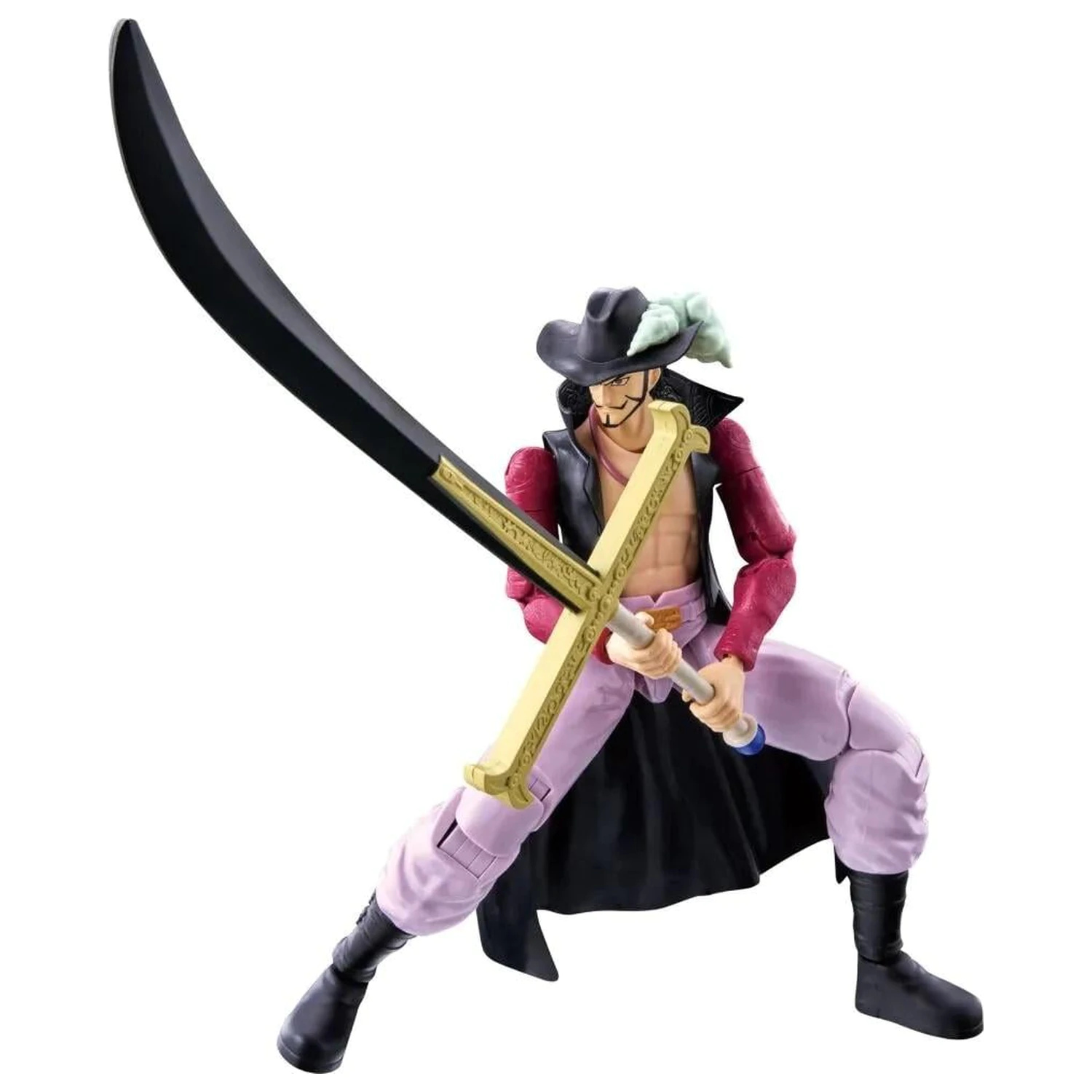 One Piece Dracule Mihawk Figur Anime Heroes 17 cm Produktfoto