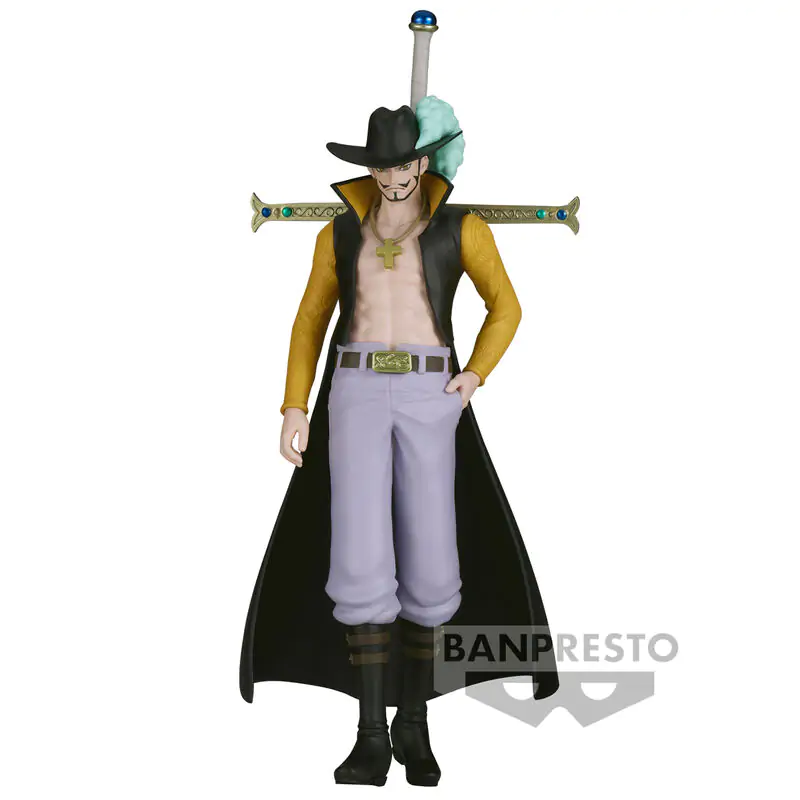 One Piece Dracule Mihawk The Shukko Figur 16cm Produktfoto