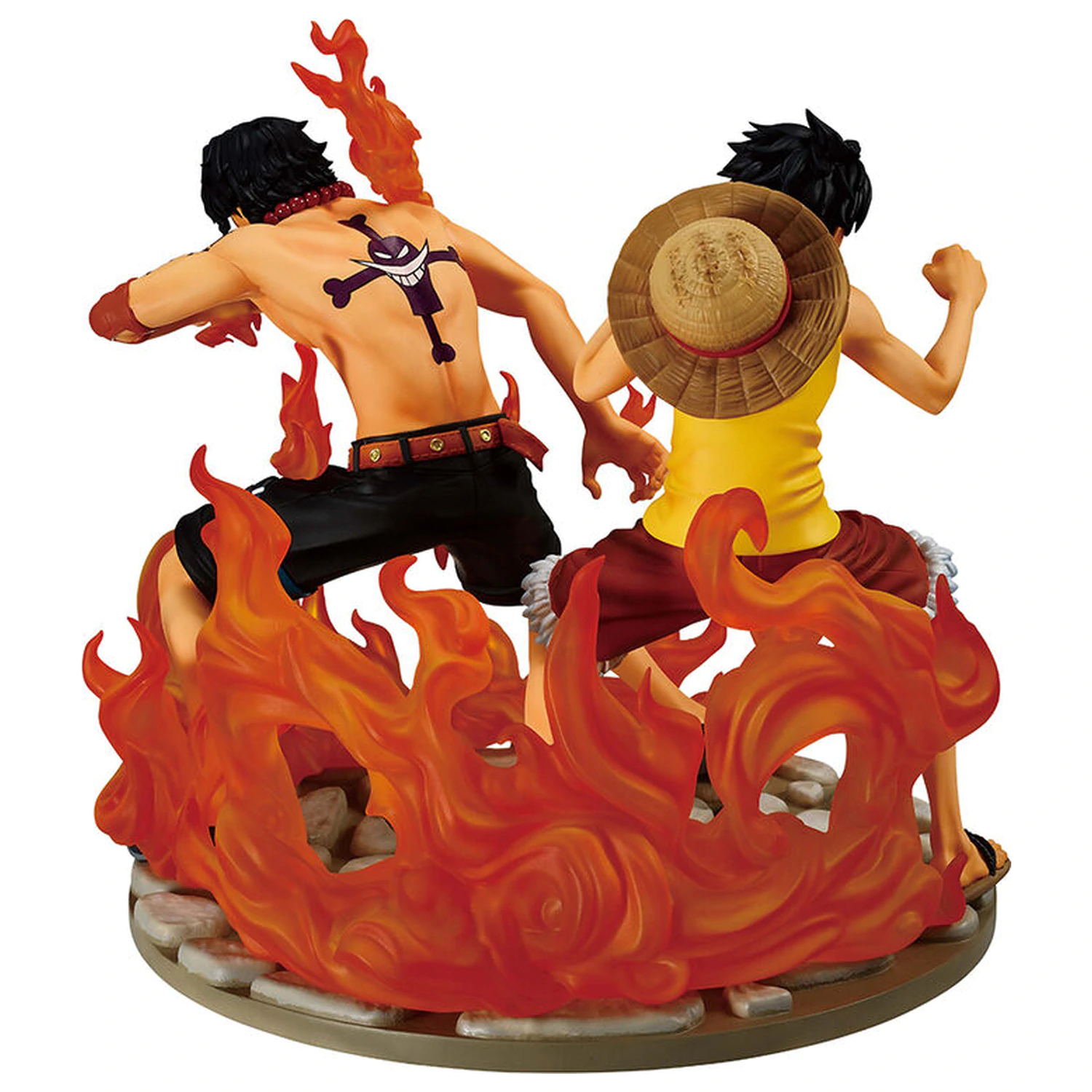 One Piece Dramatic Memories Ace & Luffy Ichibansho Figur 15cm Produktfoto