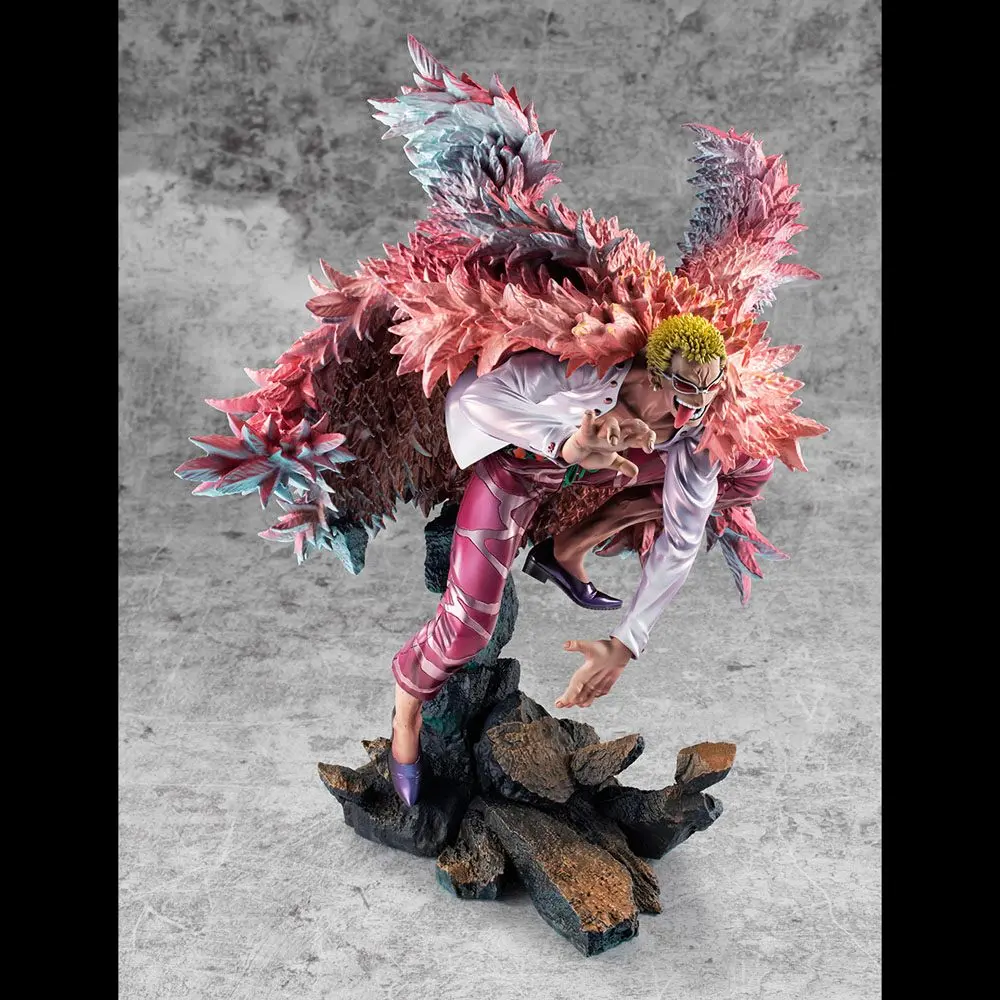 One Piece Excellent Model P.O.P PVC Statue SA-Maximum Heavenly Demon Donquixote Doflamingo 35 cm Produktfoto