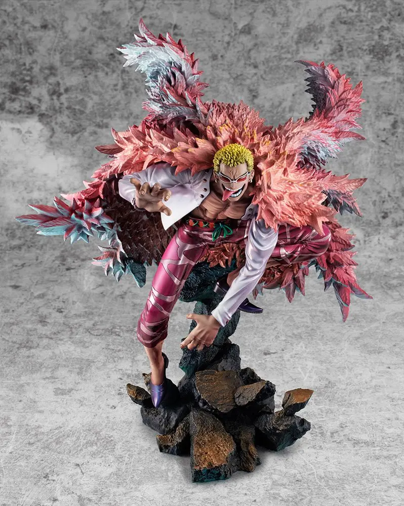 One Piece Excellent Model P.O.P PVC Statue SA-Maximum Heavenly Demon Donquixote Doflamingo 35 cm Produktfoto
