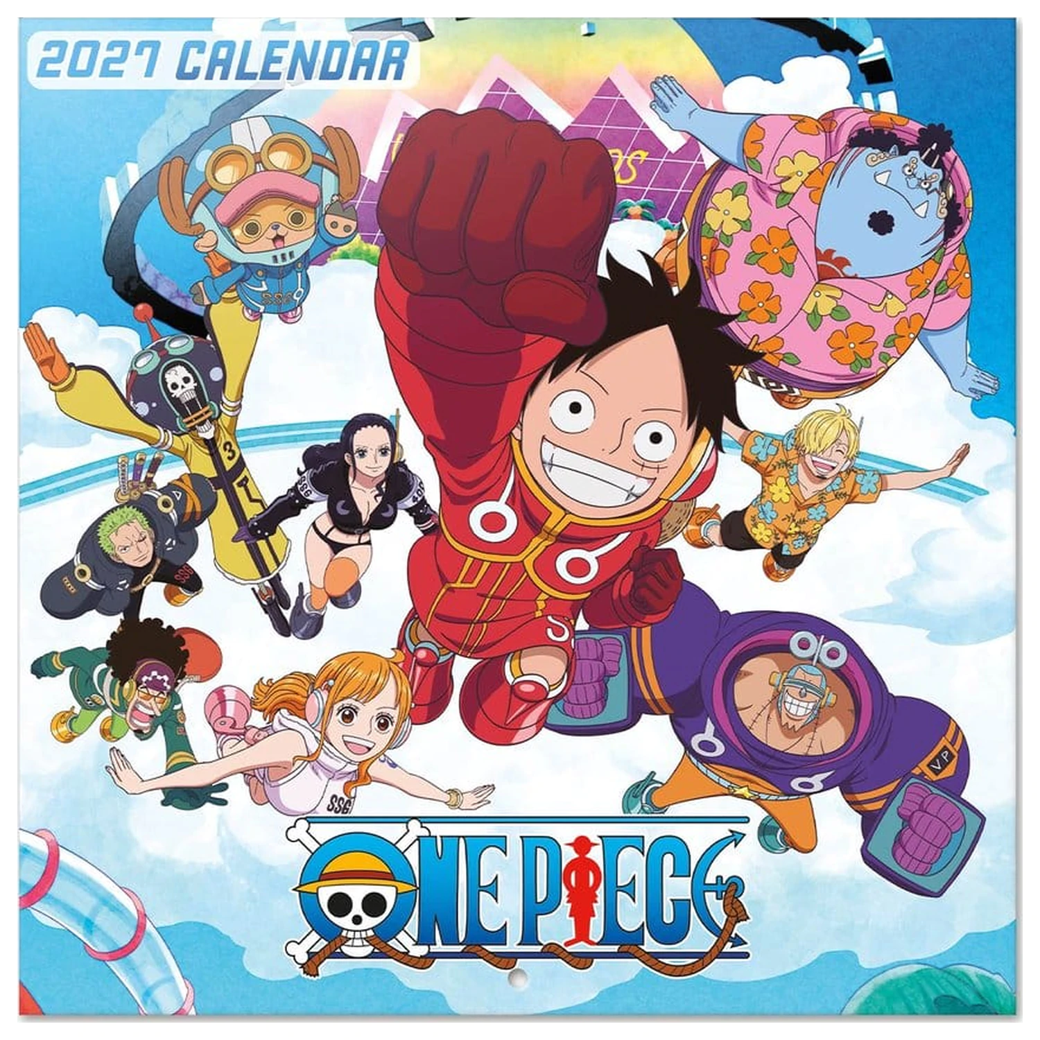 One Piece Wandkalender 2027 30 x 30 cm Produktfoto