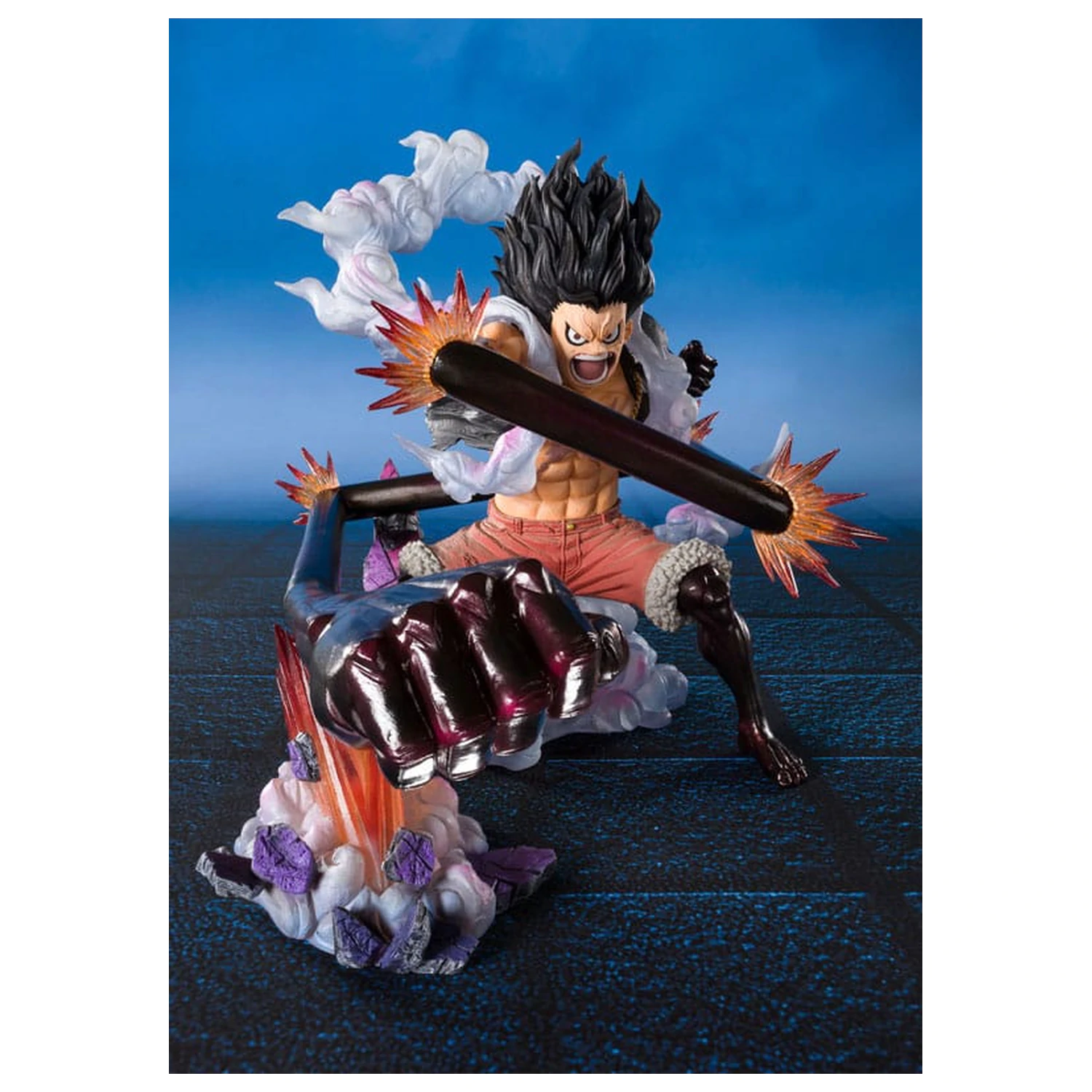 One Piece Figuarts ZERO Extra Battle PVC Statue Monkey D. Luffy Gear 4 Snake Man King Cobra 21 cm Produktfoto