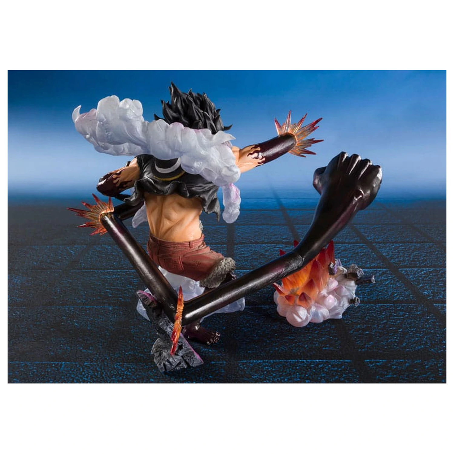 One Piece Figuarts ZERO Extra Battle PVC Statue Monkey D. Luffy Gear 4 Snake Man King Cobra 21 cm Produktfoto