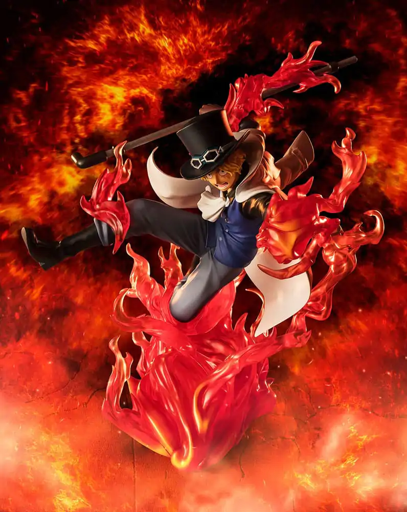 One Piece Figuarts ZERO Extra Battle PVC Statue Sabo Fire Fist Rook Check 19 cm Produktfoto